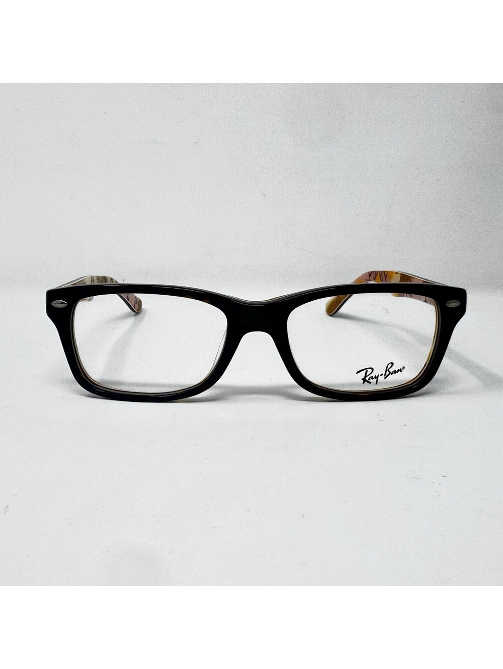 Ray-Ban RB1531 3802 Junior Black Printed Eyeglass Frames 48-16-130 New